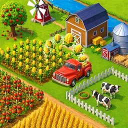 Icono de Juego De Granja Cosecha 3D